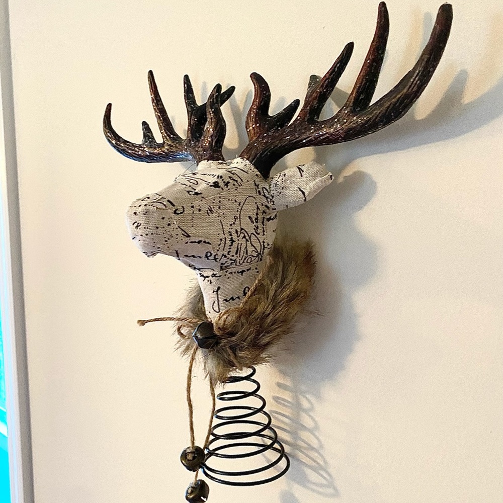 Deer Christmas Tree Topper